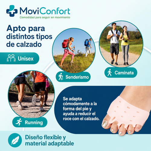 Almohadilla PasoConfort™ con separador de dedos