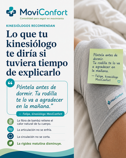 RodillaConfort Bamboo™-Soporte cómodo para seguir en movimiento.